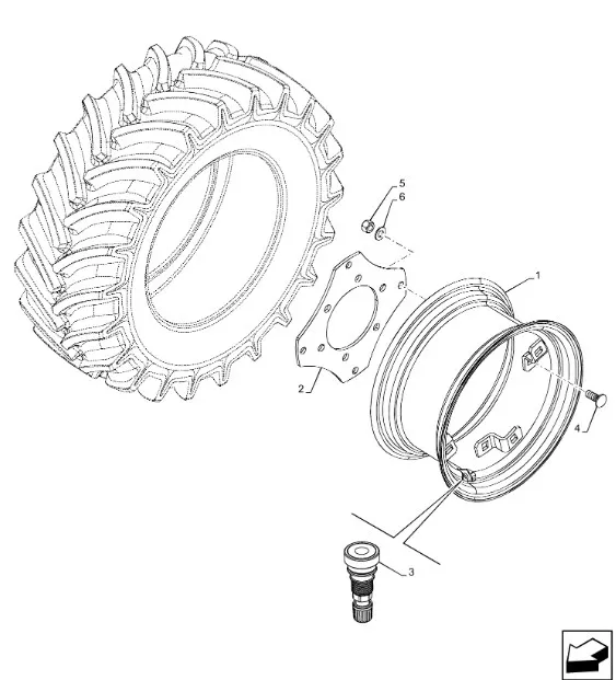 5184554 - Диск колёсный